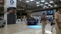 Geely at yearly automotive show HD Footage