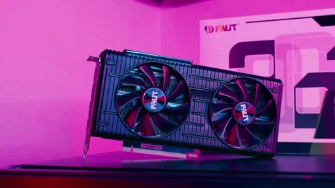 Geforce rtx3060 ti Video Card with Branded package. Minsk, Belarus - April 7 Stock Footage 276334403