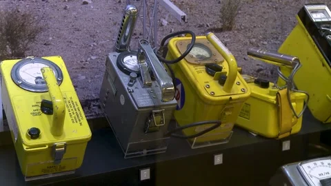Geiger Counters Stock Footage 137607866