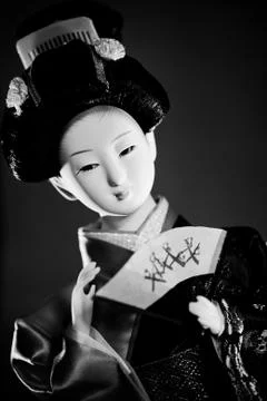 Geisha doll Stock Photos