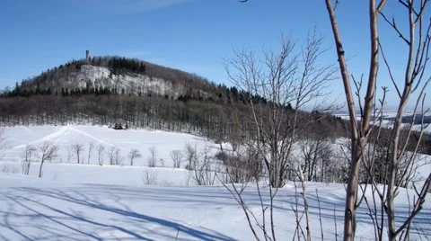 Geisingberg in Winter Stock Footage 48460520