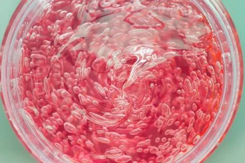 Gel bubbles background and texture. Stock Photos