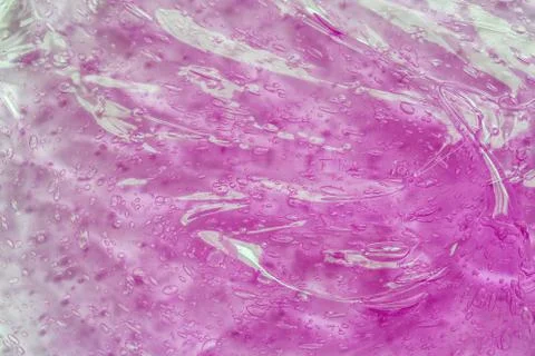 Gel bubbles background and texture. Stock Photos