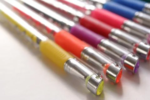 Gel Ink Set Stock Photos