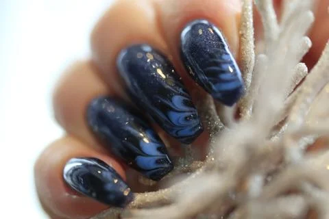 Gel nails Foto stock