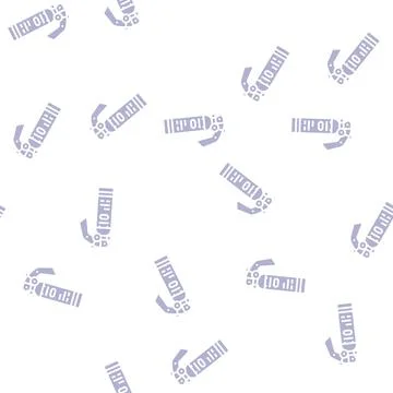 Gel pepper glyph seamless pattern 库存插图