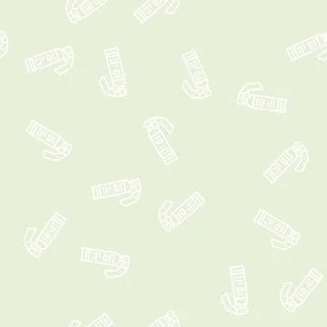 Gel pepper line seamless pattern Stock Illustration