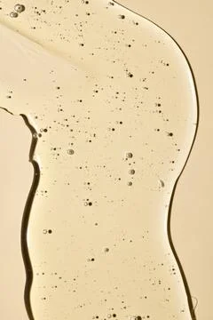 Gel texture with bubbles creating abstract background Stock Photos