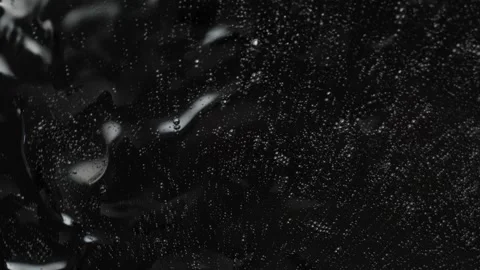 Gel texture on a mirror surface going from light to dark and back Stock Footage 252195695