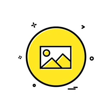 Gellery basic ui icon design vector 스톡 일러스트