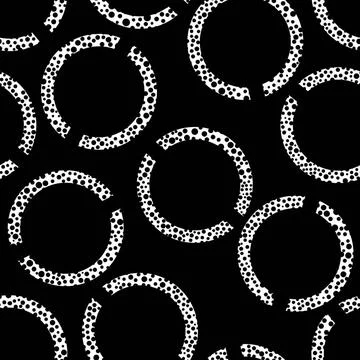 Gelochte Ringe graphical seamless pattern Copyright: xZoonar.com/angetax 9... Stock Photos