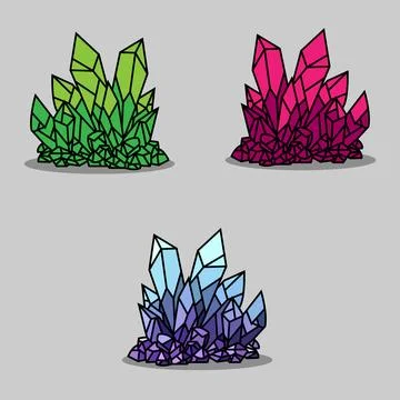 Gem Game Pack Stock Illustration