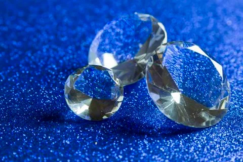 Gem on glitter Stock Photos