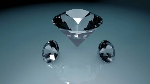 Gem jewelry rotating Stock-Footage 95198731