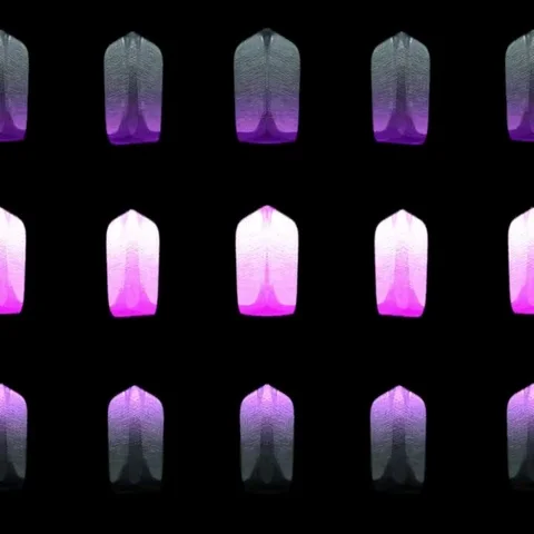 Gem moving shapes motion background Video stock 69709224