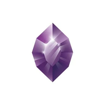 Gem, Precious stone, Game loot UI icon, vector illustration Stock Illustration