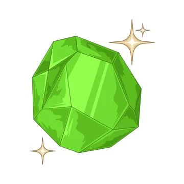 Gem sparkle illustration Stock Illustration