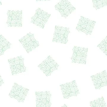 Gem stone glyph seamless pattern Illustrazione stock