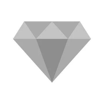 Gem Stone icon vector image. Stock Illustration