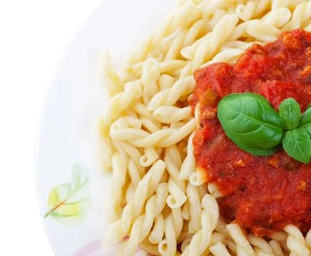 Gemelli pasta Stock Photos