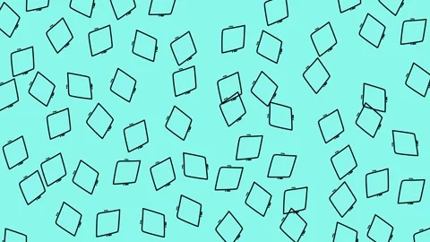 Gemetry shape, seamless pattern, motion background Vidéo 334102657