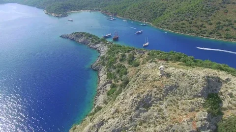 Gemiler Island Aerial View Vidéo 71083784