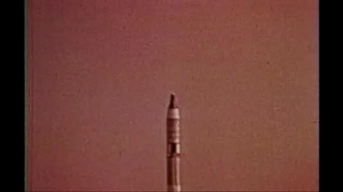 Gemini 3 spacecraft launch Stock Footage 270937659