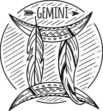 Gemini Stock Illustration