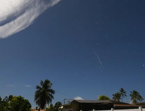 Gemini Meteor cropped Stock Photos