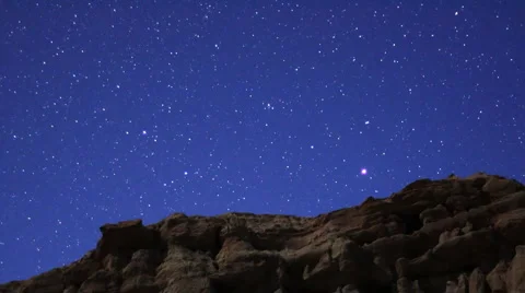 Geminids Meteor Shower 07 Timelapse Milky Way Hi ISO HD 29.97fps Stock Footage