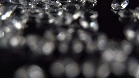 Gems close up with sparkle Stock Footage 123856959