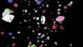 Gems diamonds gemstones ruby stones falling slow motion wedding background 4K 4k or 4k+ Resolution
