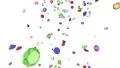 Gems diamonds gemstones ruby stones falling slow motion wedding background 4K 4k or 4k+ Resolution