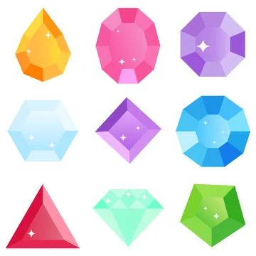 Gems icon Illustrazione stock