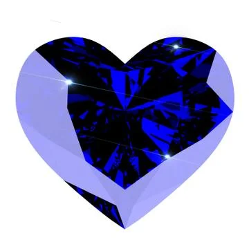 Gemstone 3D render Stock Illustration