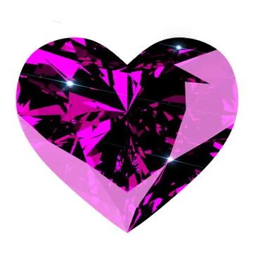 Gemstone 3D render Illustrazione stock