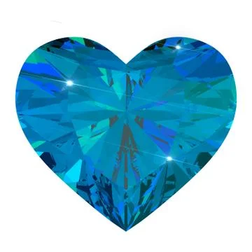 Gemstone 3D render Stock Illustration