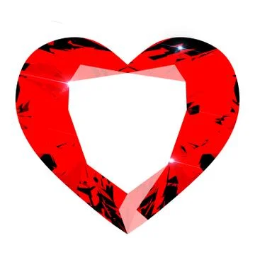 Gemstone 3D render Stock Illustration