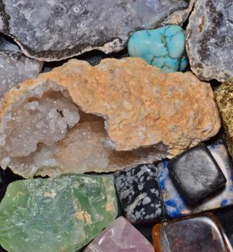 Gemstone Collection Stock Photos