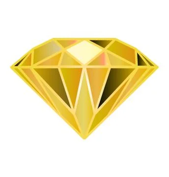 Gemstone, diamond. Polygonal vector diamonds Stock Illustration