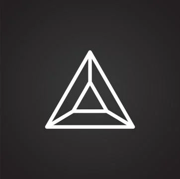 Gemstone icon on background for graphic and web design. Simple illustration Illustrazione stock