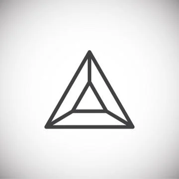 Gemstone icon on background for graphic and web design. Simple illustration 스톡 일러스트