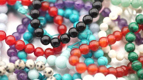 Gemstone jewelry Stock Footage 30579485