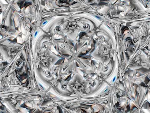 Gemstone or Abstract diamond texture closeup and kaleidoscope 스톡 사진