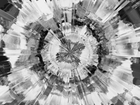 Gemstone or diamond texture closeup and kaleidoscope 스톡 일러스트