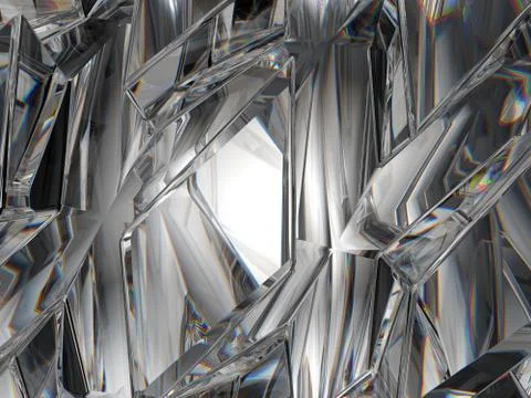 Gemstone or diamond texture closeup and kaleidoscope 스톡 일러스트