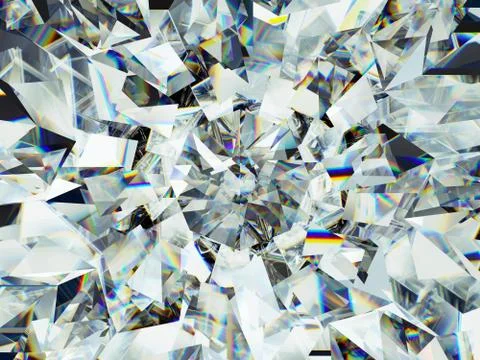 Gemstone or diamond texture closeup and kaleidoscope 스톡 일러스트