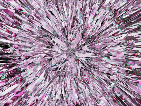 Gemstone or diamond texture closeup and kaleidoscope 스톡 사진