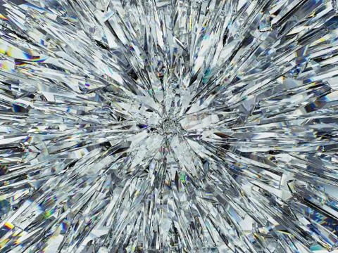 Gemstone or diamond texture closeup and kaleidoscope 스톡 사진