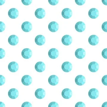 Gemstone pattern seamless vector Stock Illustration